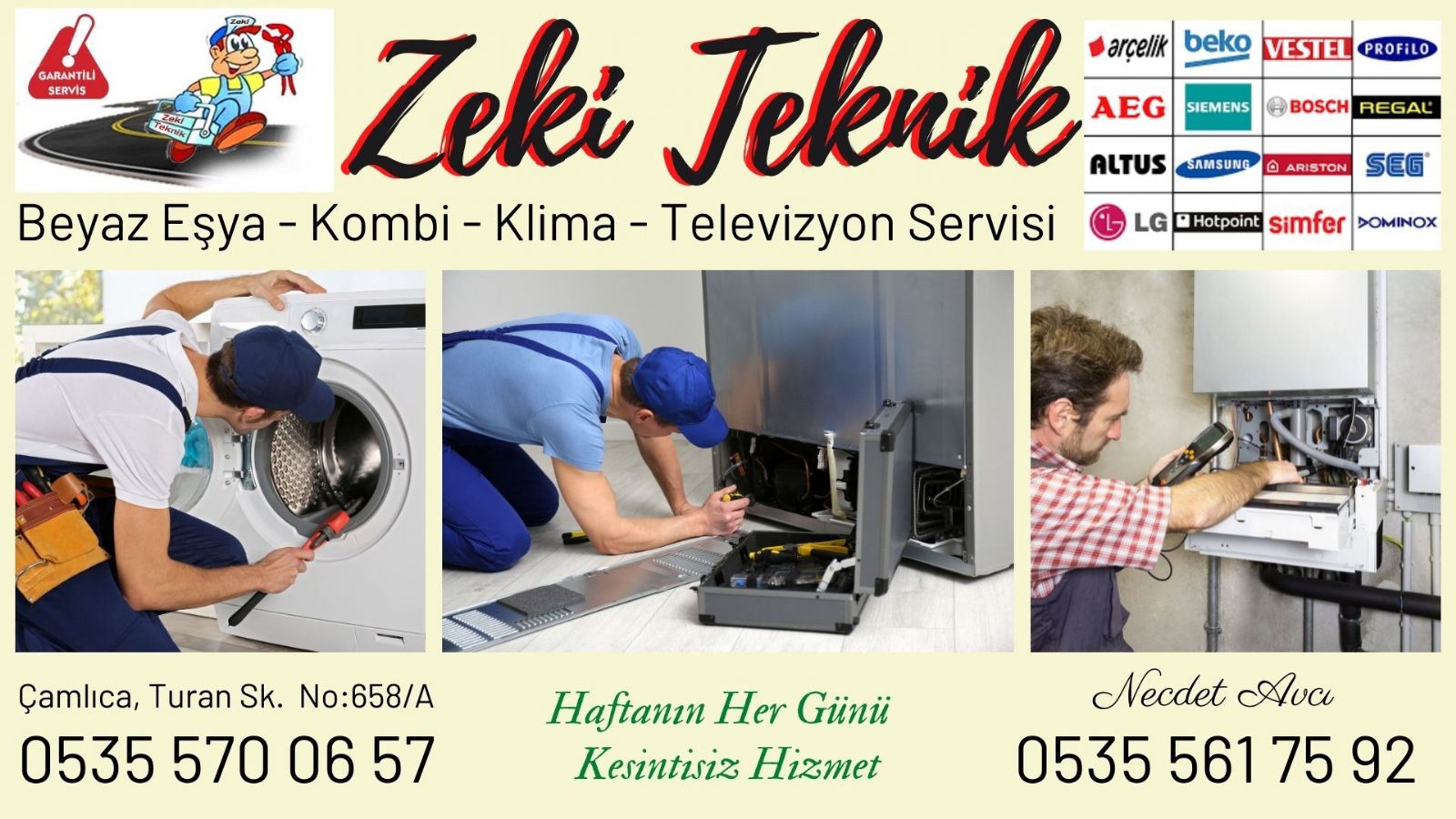 Gemlik beyaz eşya servisi